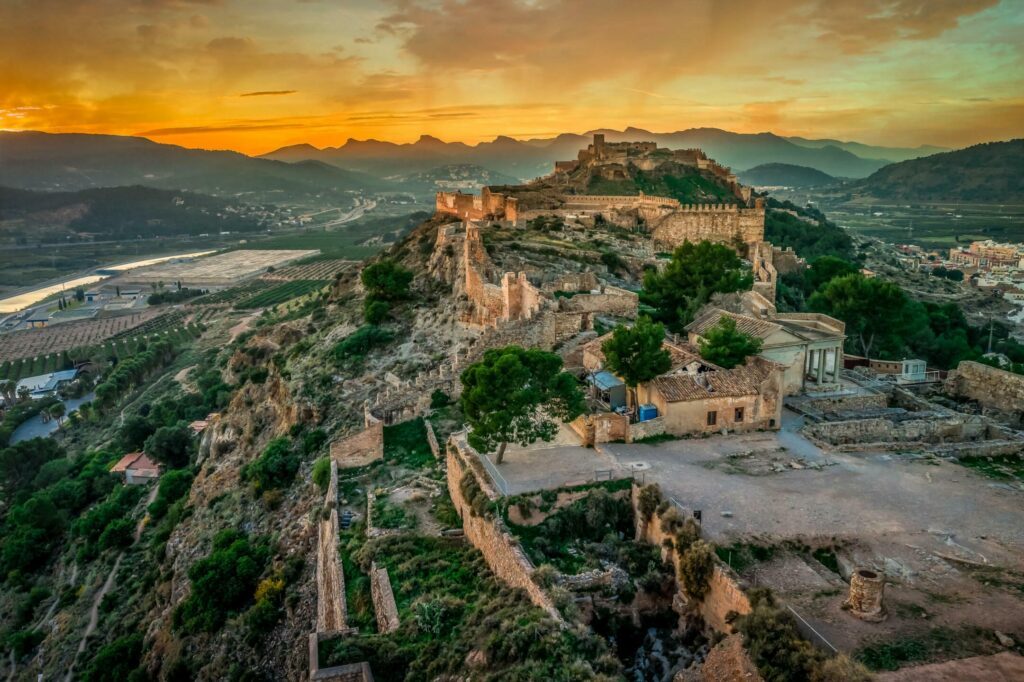 Luftaufnahme von Sagunto