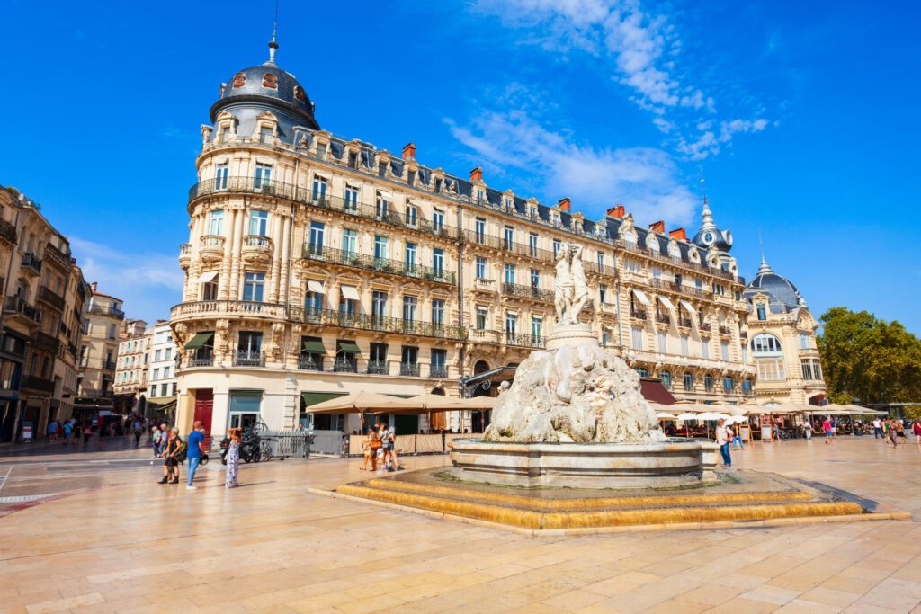 Der Place de la Comédie, Montpellier