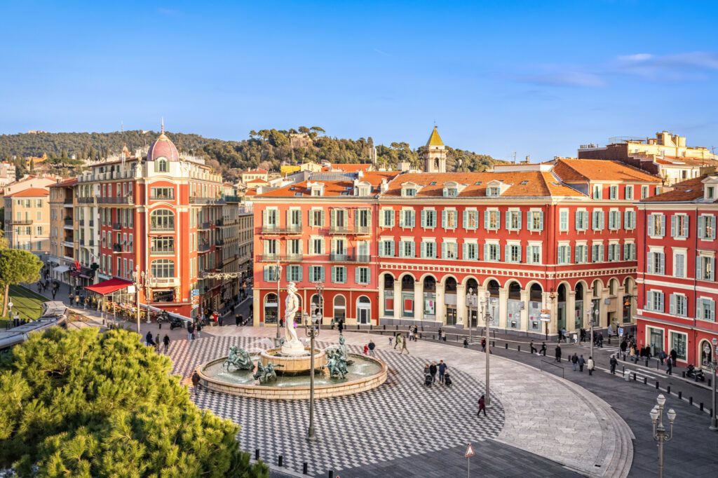 Der Place Masséna, Nizza