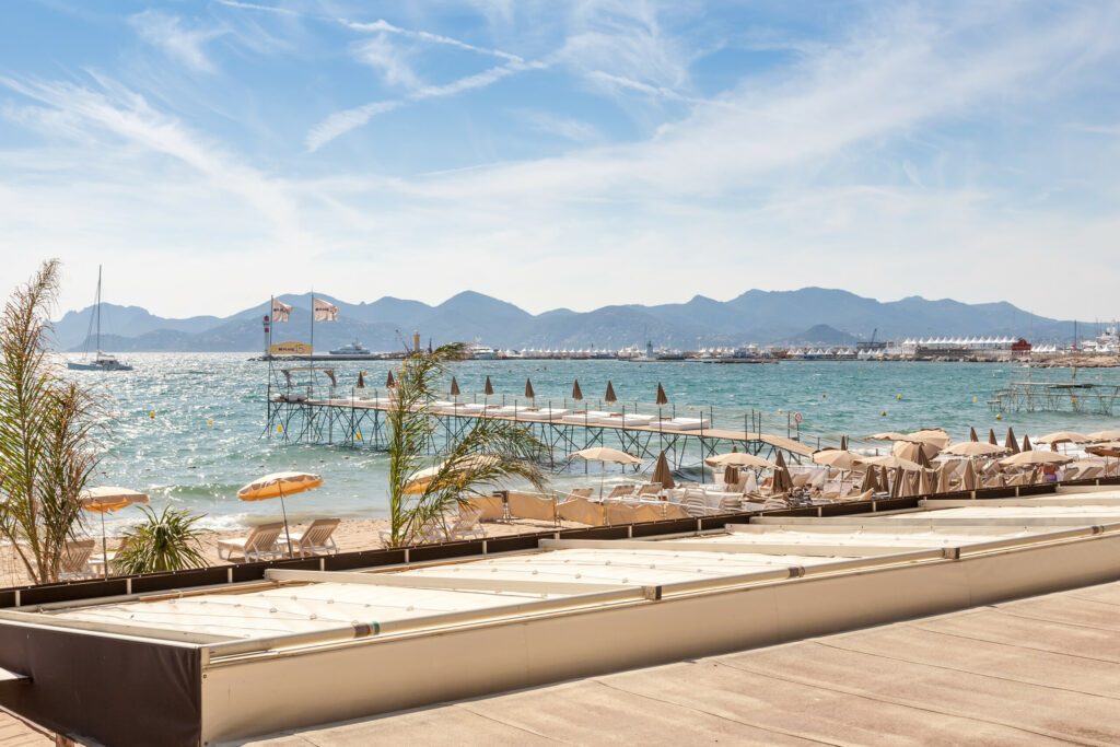 Frankreich, Französische Riviera. Cannes. Strand