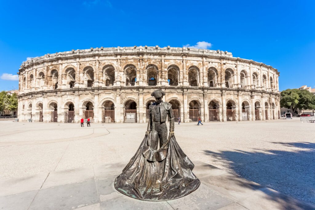 arènes de Nîmes, Gard, Okzitanien, Frankreich