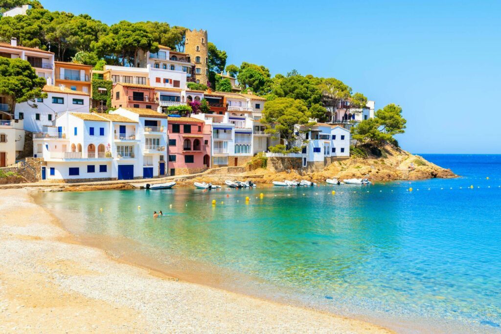 Die Costa Brava in den Landschaften Spaniens