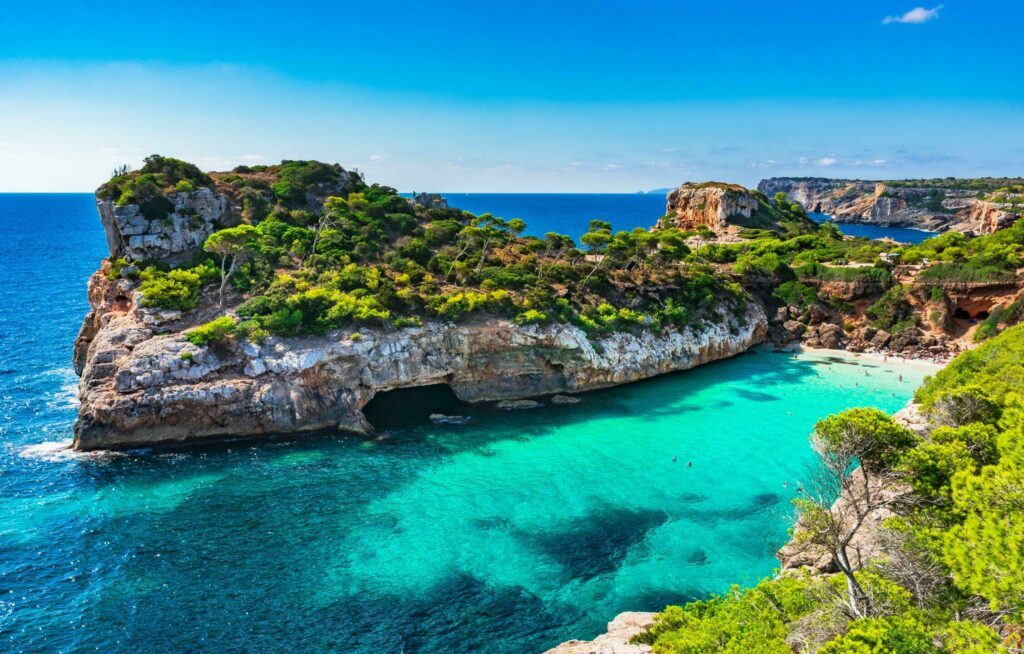 Die Landschaft von Mallorca in Spanien