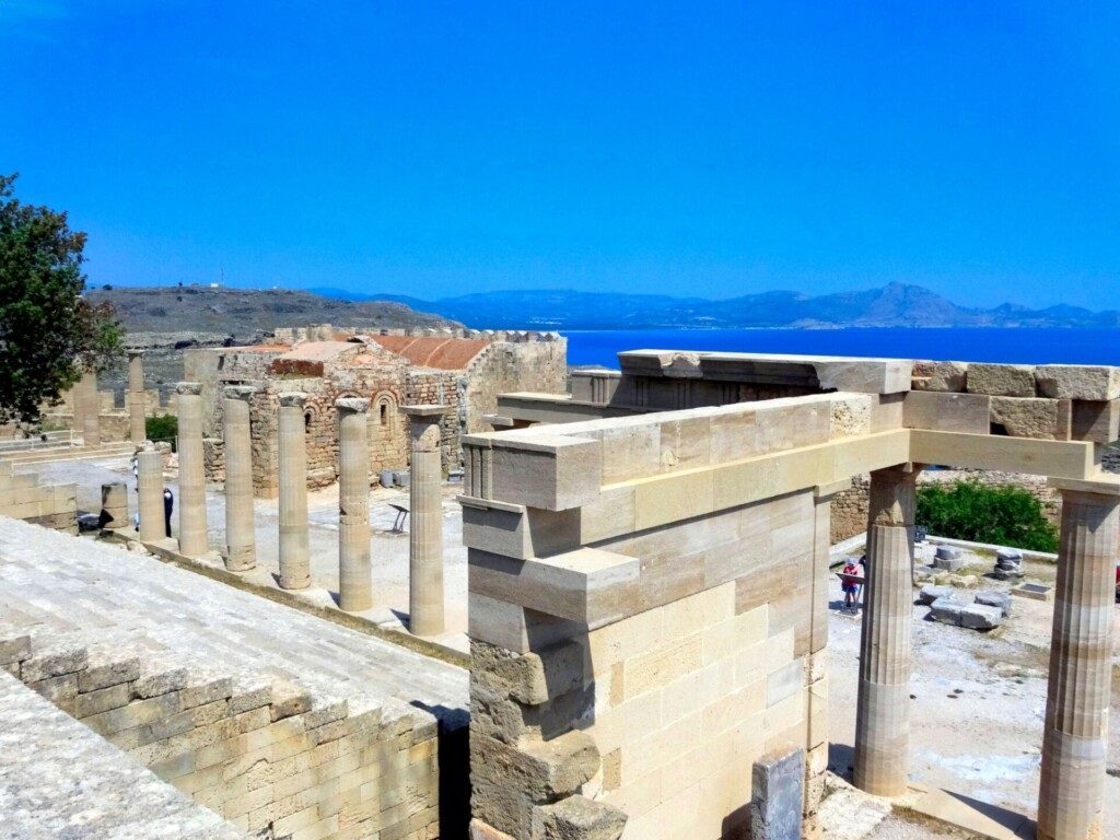 Rhodos - Akropolis von Lindos